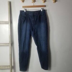 JENNIFER LOPEZ WOMEN'S DARK WASH SKINNY JEANS SIZE 12